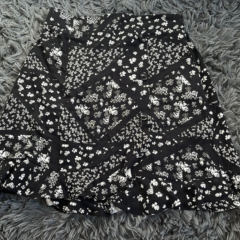 Black and white skirt